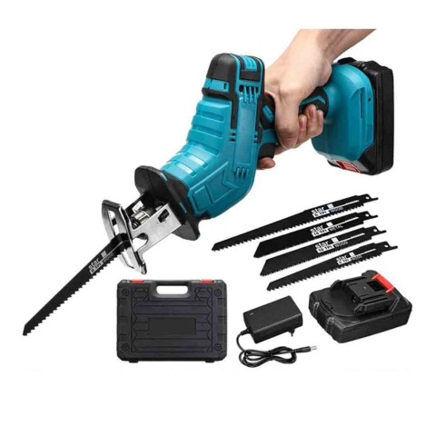 Truse, Scule de mana si unelte - FIERASTRAU ELECTRIC TIP SABIE CU 2 ACUMULATORI 48V + 4 LAME CADOU