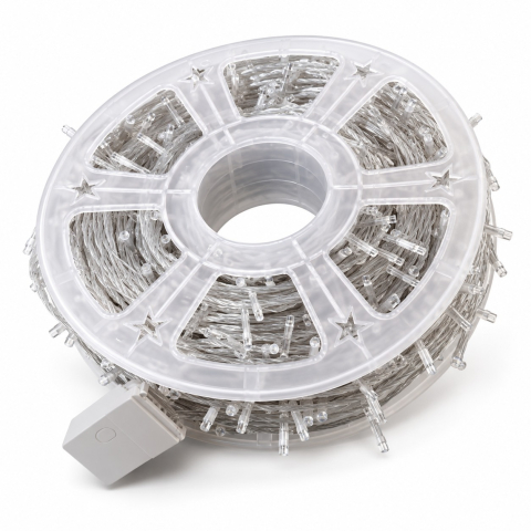 Instalatii luminoase, Brazi Artificiali de Craciun - Instalație LED pe rolă, 100 m, 800 LED-uri, lumină alb rece
