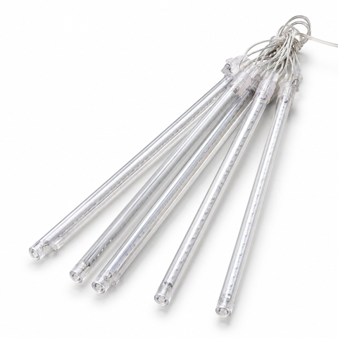 Instalație luminoasă tip ploaie, 45 cm, lumină multicoloră 8 buc [1]
