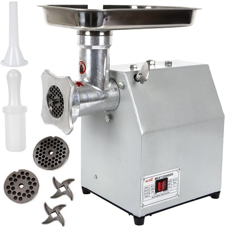 Accesorii bucatarie - Masina de tocat carne electrica profesionala craft-tec MK-8, 1000W, 100 Kg/ora, constructie Inox