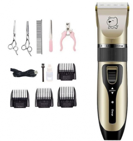Pet Shop - Masina de tuns animale de companie Surker 12 V, 4 Capete Incluse
