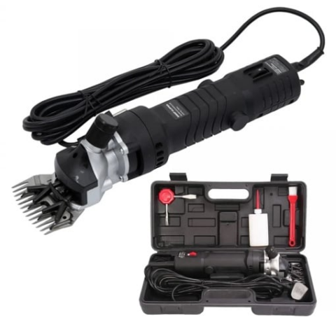 Pet Shop - Masina de tuns oi Campion CMP 1423, 1000W, 6 Viteze, cu valiza pentru transport, 35x9.5x8 cm, negru