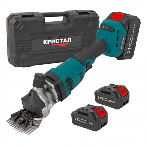 Masina de tuns oi pe acumulator, 48 V, 6000mAh, 2 acumulatori, accesorii incluse + cutie de transport si depozitare [0]