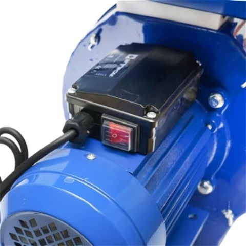 Moara electrica 3.9KW, CMP 1335, 4500A, 300kg/ora, pentru macinat cereale, stiuleti , uruiala, butuc cu 20 ciocanele, 4 site rezerva , albastru [2]