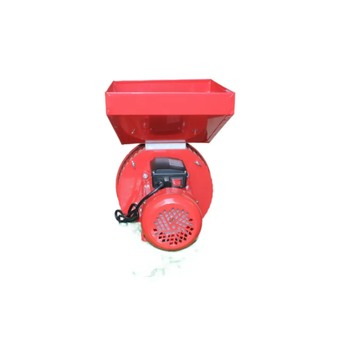 Moara Electrica 4500w Rosie pentru Uruiala CMP1335R, 4.5KW, 300kg/ora, Motor Electric 100% Cupru, 20 Ciocanele, 4 Site Interschimbabile, Cuva Metalica Extra Mare, Butuc Direct pe Ax, Protectie Suprasa [3]