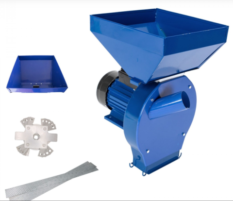 Moara uruiala cu ciocanele 3.9kW PROFESIONAL, cereale si stiuleti, cuva mare [3]