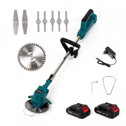 Motocoasa electrica 48V, 4000 mAh, 18000 RPM, cu acumulator [2]