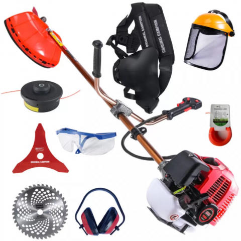 Gradina - Motocoasa pe benzina Alfa 7* 9500 Professional, 8 Accesorii incluse, 12000RPM, ,9.5CP