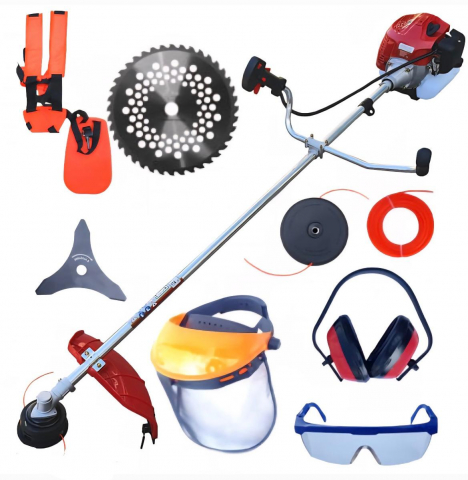 Truse, Scule de mana si unelte - Motocoasa pe benzina ULTRA PRO CRAF-TEC 9500, 9.5CP, 8 Accesorii incluse, model 2026