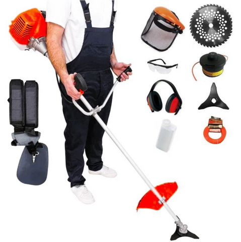 Truse, Scule de mana si unelte - Motocositoare pe benzina 712 cu 8 accesorii, 9.5 CP, 52CC