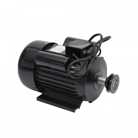 Motor 3.0KW  3000 de RPM, electric monofazat, bobinaj de cupru, carcasa de fonta, 2 condensatori si fulie din otel inclusa [6]