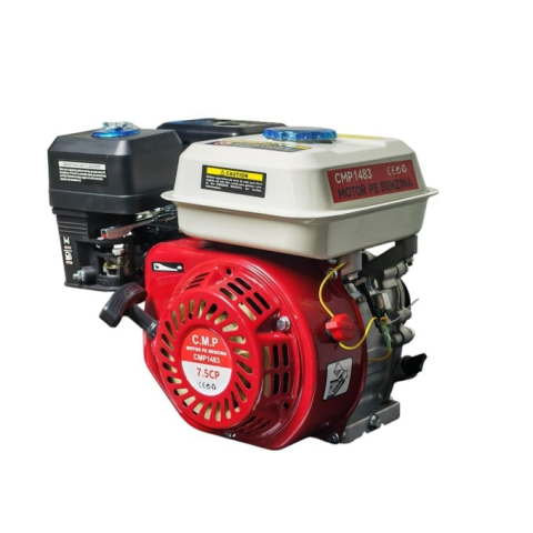 Motor benzina Motoyama Japan 7.5cp, 4 timpi, 196cmc, 3600rpm ax 200mm 3/4, Fulie dubla, pentru generator, motocultor, motopompa, motocoasa, circular [2]