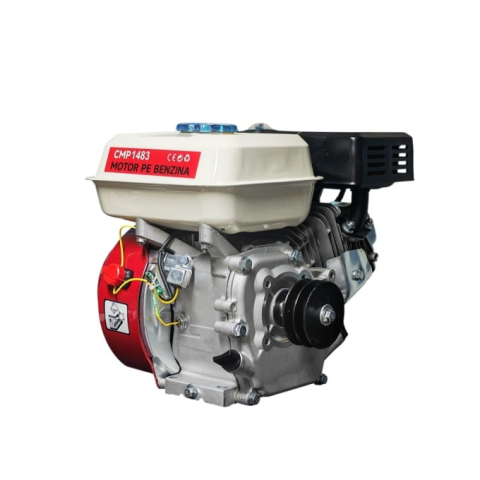 Motor benzina Motoyama Japan 7.5cp, 4 timpi, 196cmc, 3600rpm ax 200mm 3/4, Fulie dubla, pentru generator, motocultor, motopompa, motocoasa, circular [4]