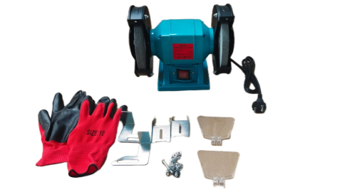 Polizor de Banc Electric CAMPION PROFESSIONAL CMP1834, 150 mm, 350W, 2950 RPM, Pietre Incluse, Protecții Duble [5]