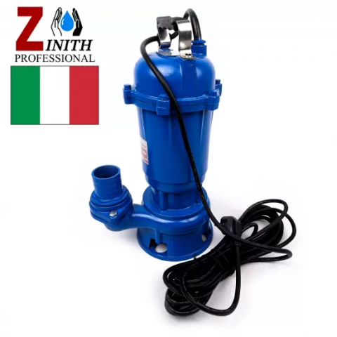 Truse, Scule de mana si unelte - Pompa Submersibila din Fonta cu tocator, ZINITH ITALY Apa Murdara, 2 Toli, 323 L/MIN, 3.5 CP. 2.60 kW