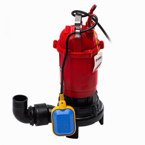 Truse, Scule de mana si unelte - Pompa submersibila pentru apa murdara HEBER® cu cutit exterior, tocator si plutitor 2600 wati, 12 m cubi/ora