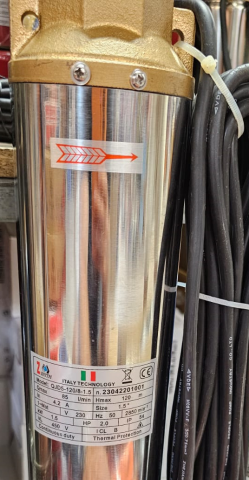 Pompa submersibila zinith ITALY cu 8 turbine pentru apa curata, Zinith QJD5-120/80-1.5 kw [1]