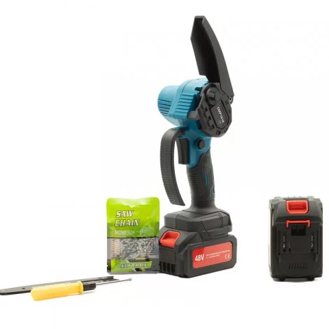 PROMO: Foarfeca electrica de gradina Motoyama japan + Drujba Fierastrau Electric 6 inch Campion, 4 Acumulatori 48V 8AH, motor brushless [3]