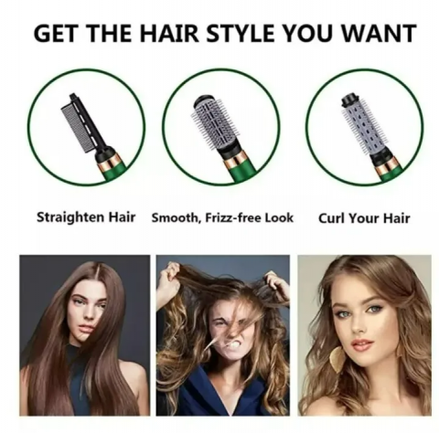 Remginton 3 in 1 Perie aer cald uscător de păr și perie de stil putere 3000w [6]