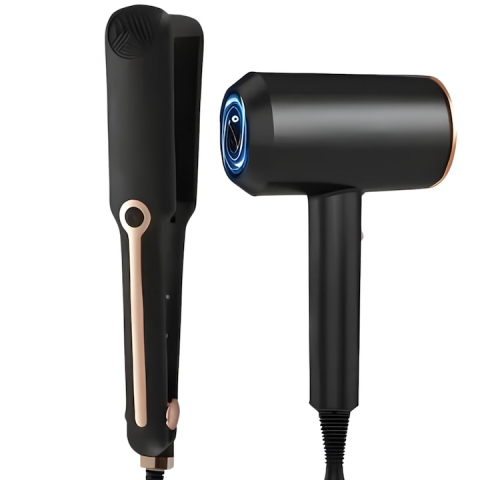 Îngrijire personală & Cosmetice - Set uscator de par si placa de indreptat parul REIMIOGTON 1800 W cu placi ceramice de inalta calitate