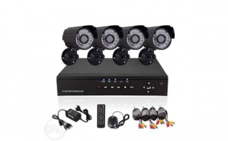 Sistem Supraveghere CCTV - Kit DVR 4 Camere Exterior/Interior, Cu HDMI, Internet, Infrarosu [1]