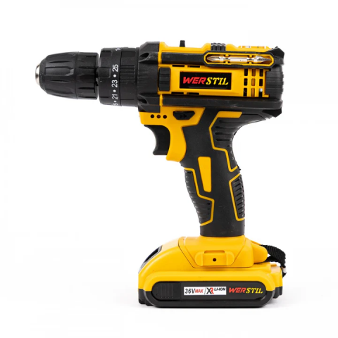 Trusa Bormasina cu Percutie, 2 Acumulatori, 48V, 30 Accesorii [4]