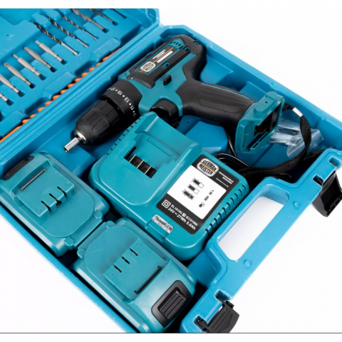 Trusa bormasina cu percutie 48V, 2 acumulatori, incarcator, 30 accesorii [1]