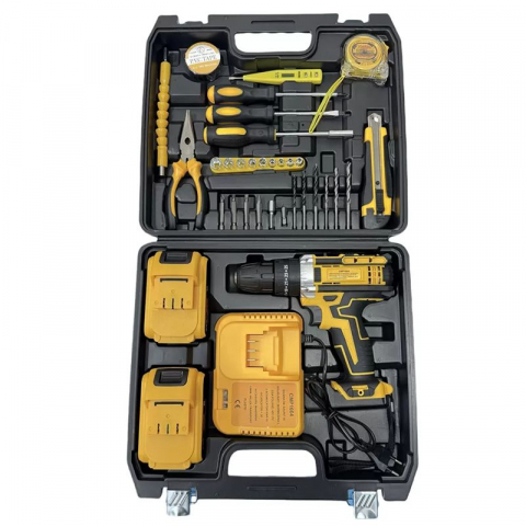 Truse, Scule de mana si unelte - Trusa Bormasina Motoyama Japan, 48V, 8Ah, 2 acumulatori 48V 8Ah, incarcator, 30 accesorii