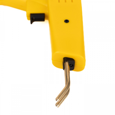 Trusa pistol lipit plastic la cald multifunctional, 400 capse, cleste si cutter, galben [2]