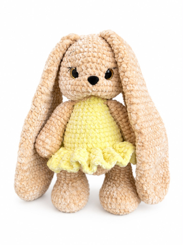 Lumea copiilor - Iepuraș croșetat Bunny – creație handmade personalizabilă
