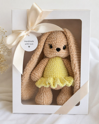 Iepuraș croșetat Bunny – creație handmade personalizabilă [1]