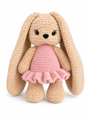 Iepuraș croșetat Bunny – creație handmade personalizabilă [2]