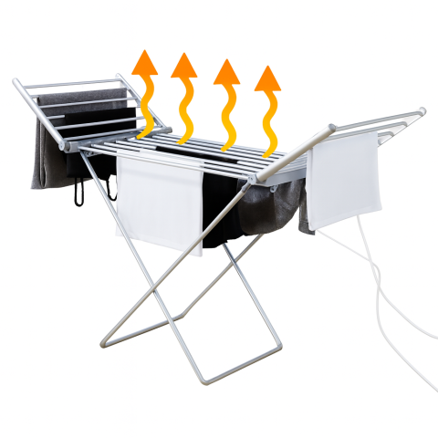 Diverse - Uscător Electric de Rufe, 230W, 20 Bare Încălzite, 12 m, Pliabil, Capacitate 15 kg