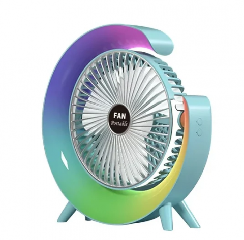 Accesorii telefoane & Gadgeturi - Ventilator multifunctional, lumini ambientale, alimentare USB