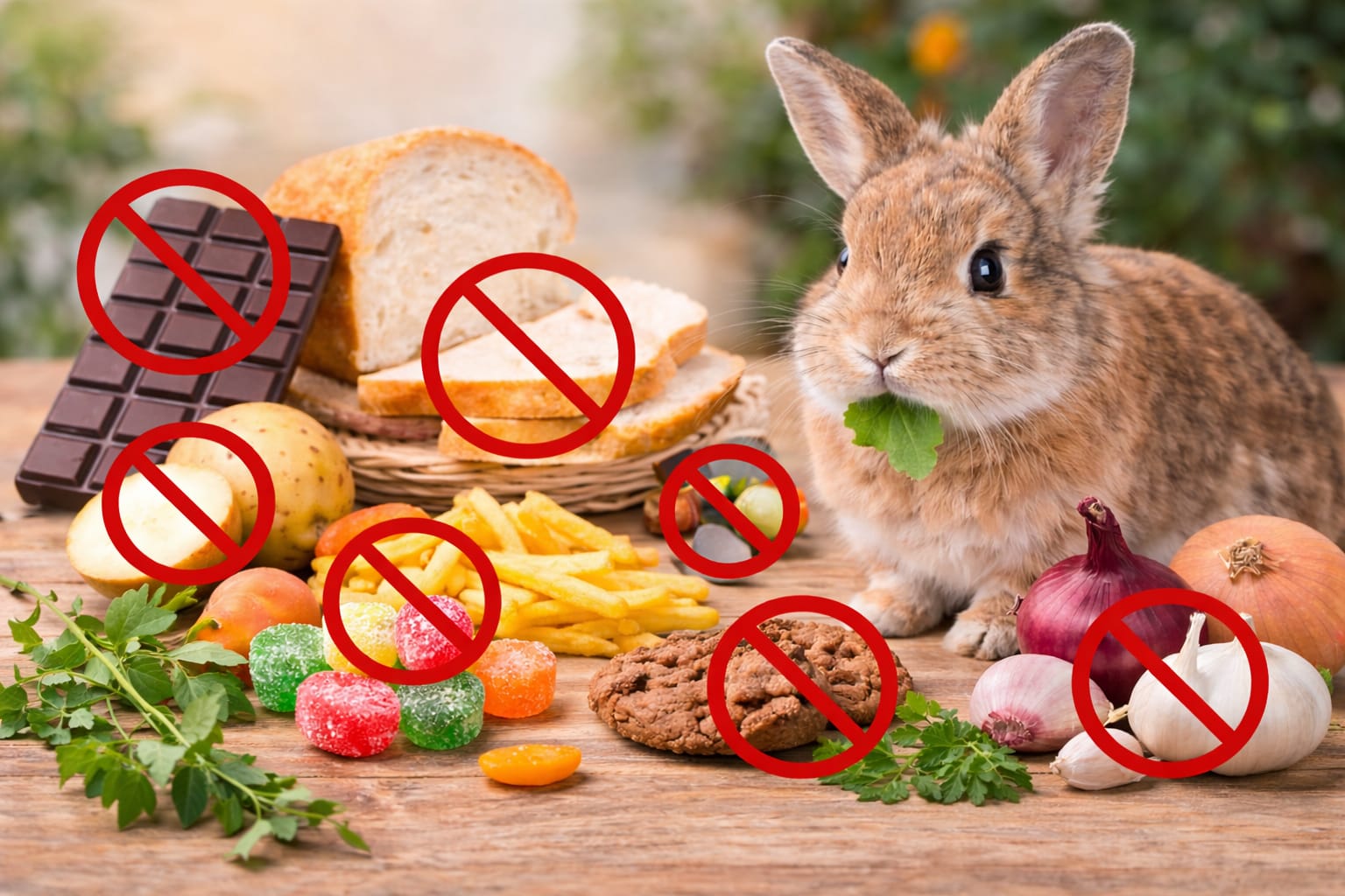 Ce NU au voie să mănânce iepurii? Alimente periculoase pentru iepurii de companie