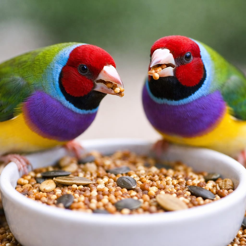  Ce mănâncă cintezele Gould? Ghid complet de alimentație