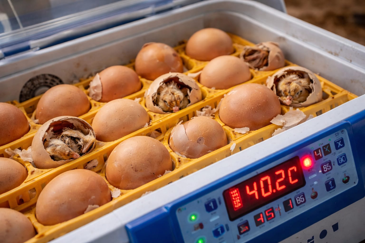 De ce nu ies puii din ou în incubator – 7 greșeli frecvente