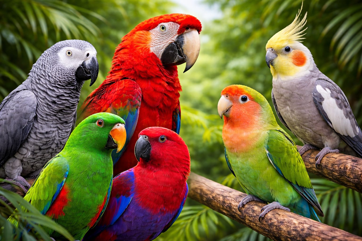 Cele mai frumoase specii de papagali