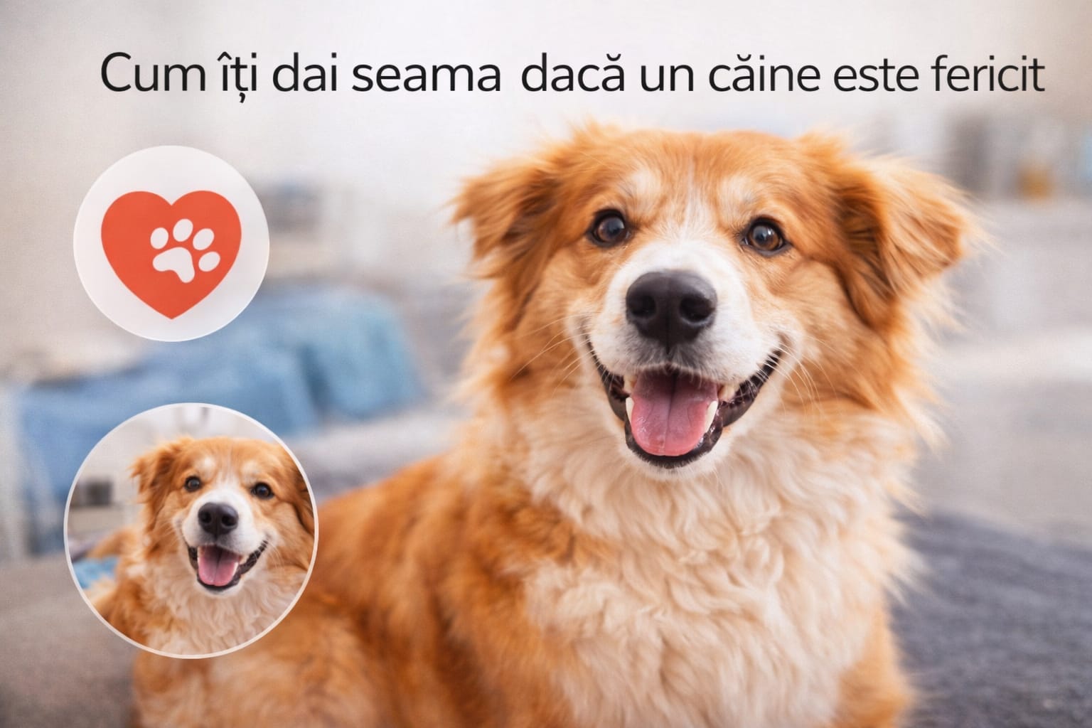 Cum îți dai seama dacă un câine este fericit