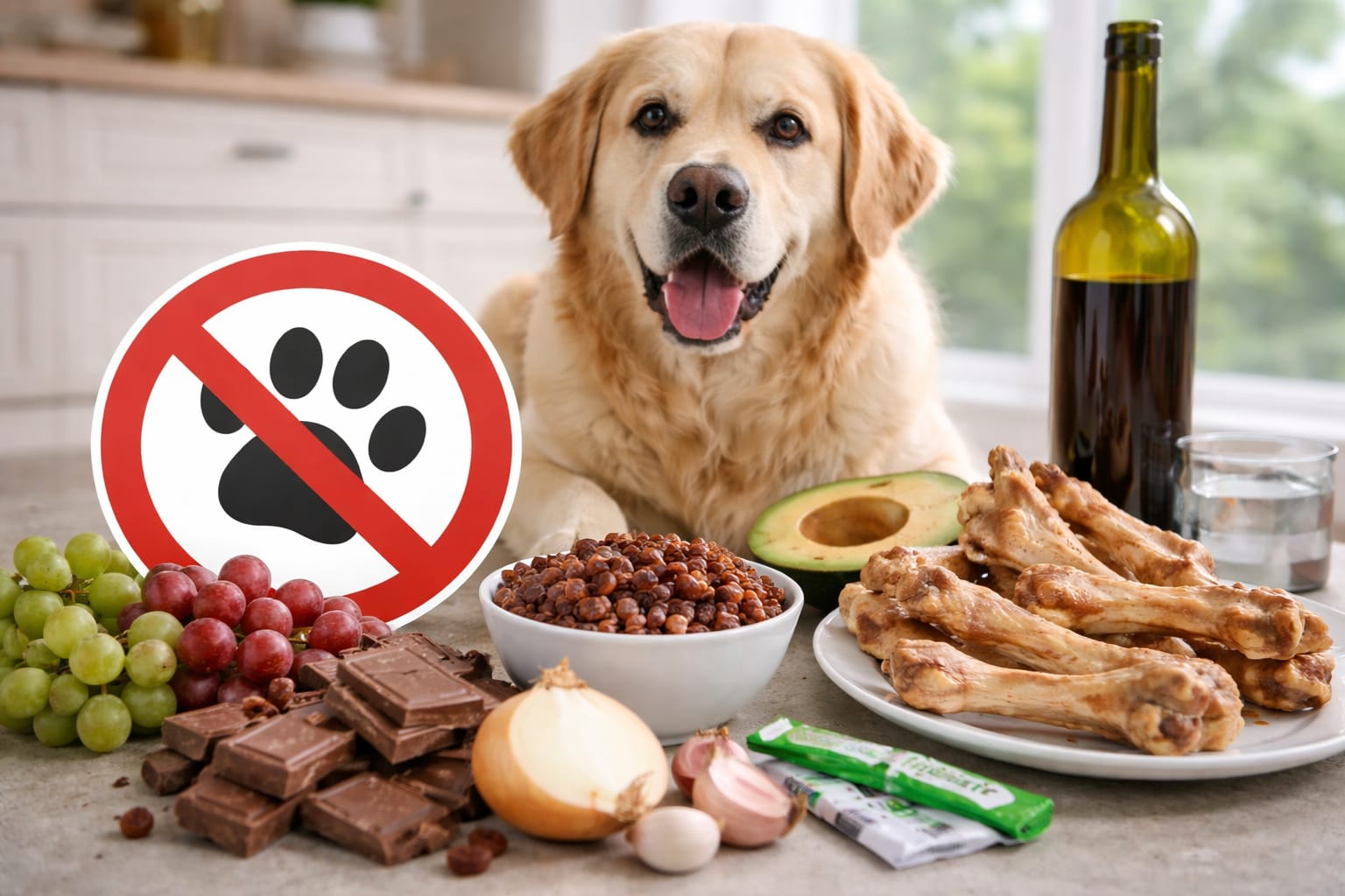 Ce alimente sunt interzise pentru câini