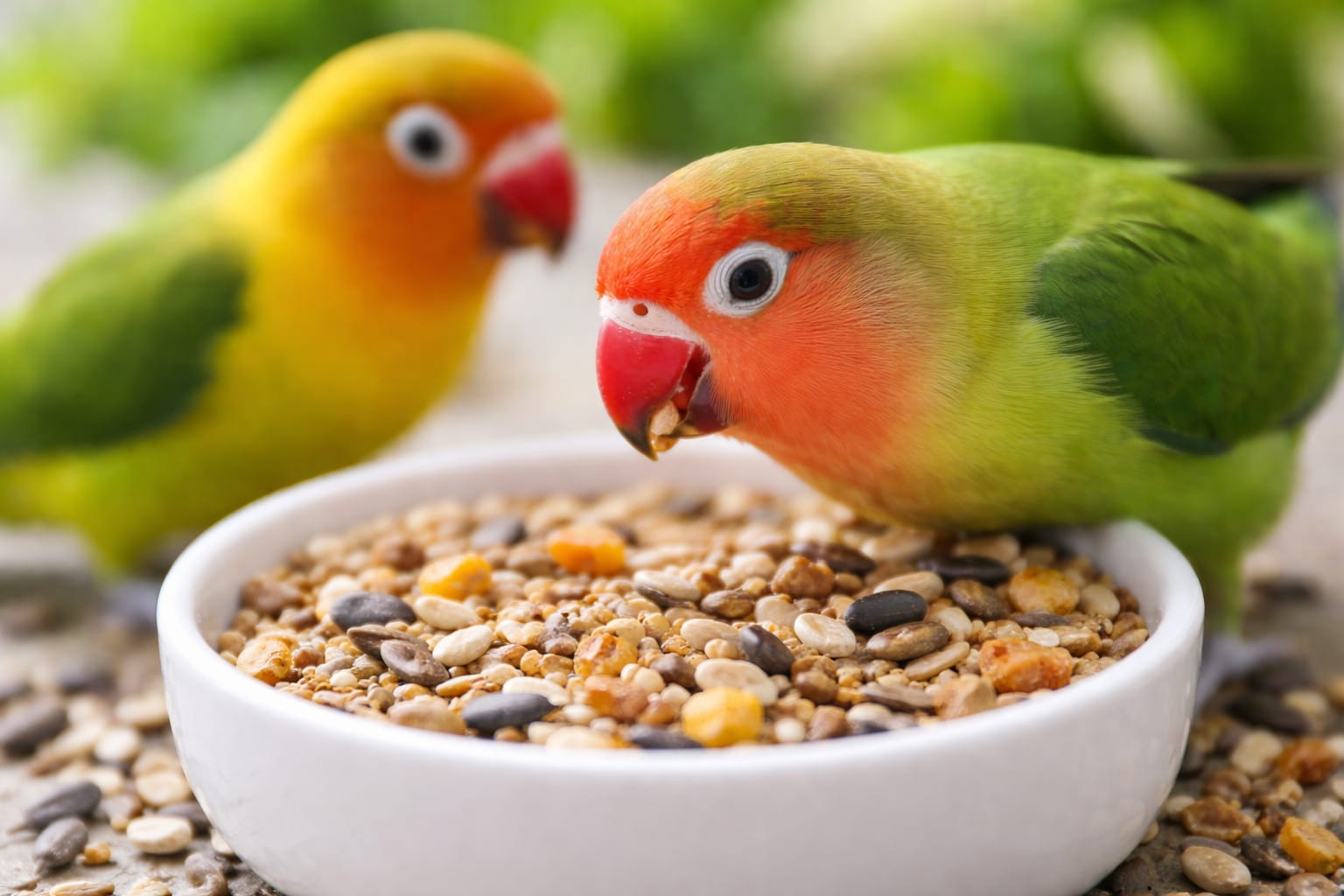 Ce mănâncă Agapornis?  Ghid complet de alimentatie pentru papagali Agapornis