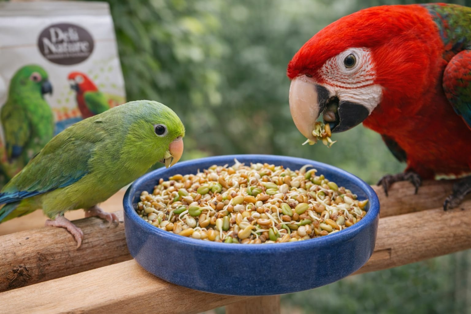 Seminte germinate pentru perusi si papagali-beneficii si mod corect de hranire