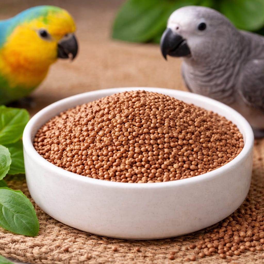 Semințe de perilla maro pentru păsări – hrană nutritivă pentru papagali și păsări exotice