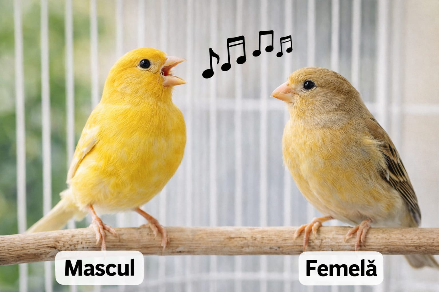 Canar mascul sau femela