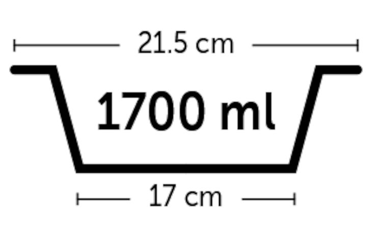 Bol gri & albastru & argintiu 1700 ml [3]