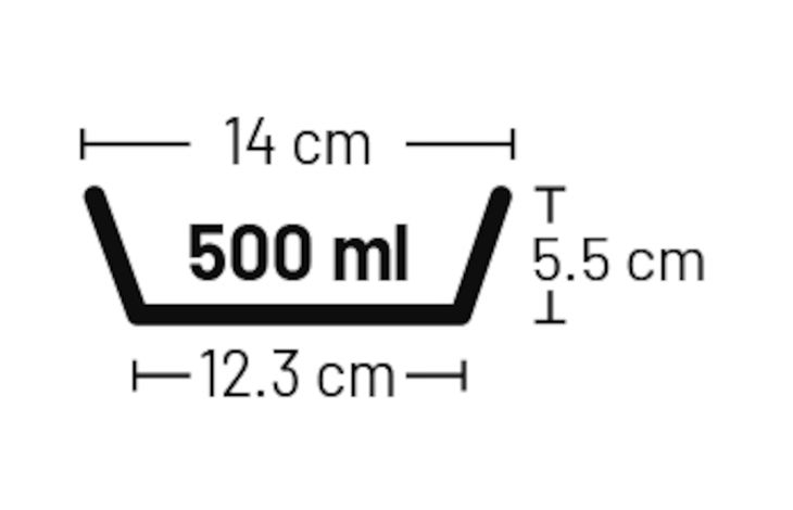 Bol hrana si apa rotund Cori 500 ml [3]