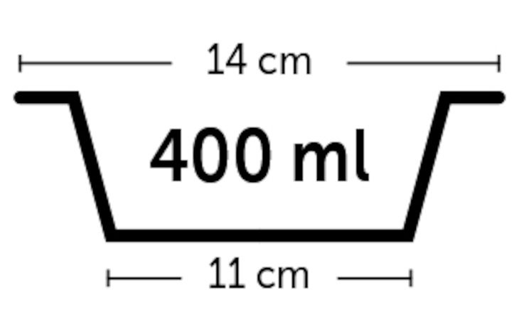 Bol  gri & albastru & argintiu 400 ml [3]