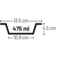 Bol inox Ezra negru 475 ml [2]