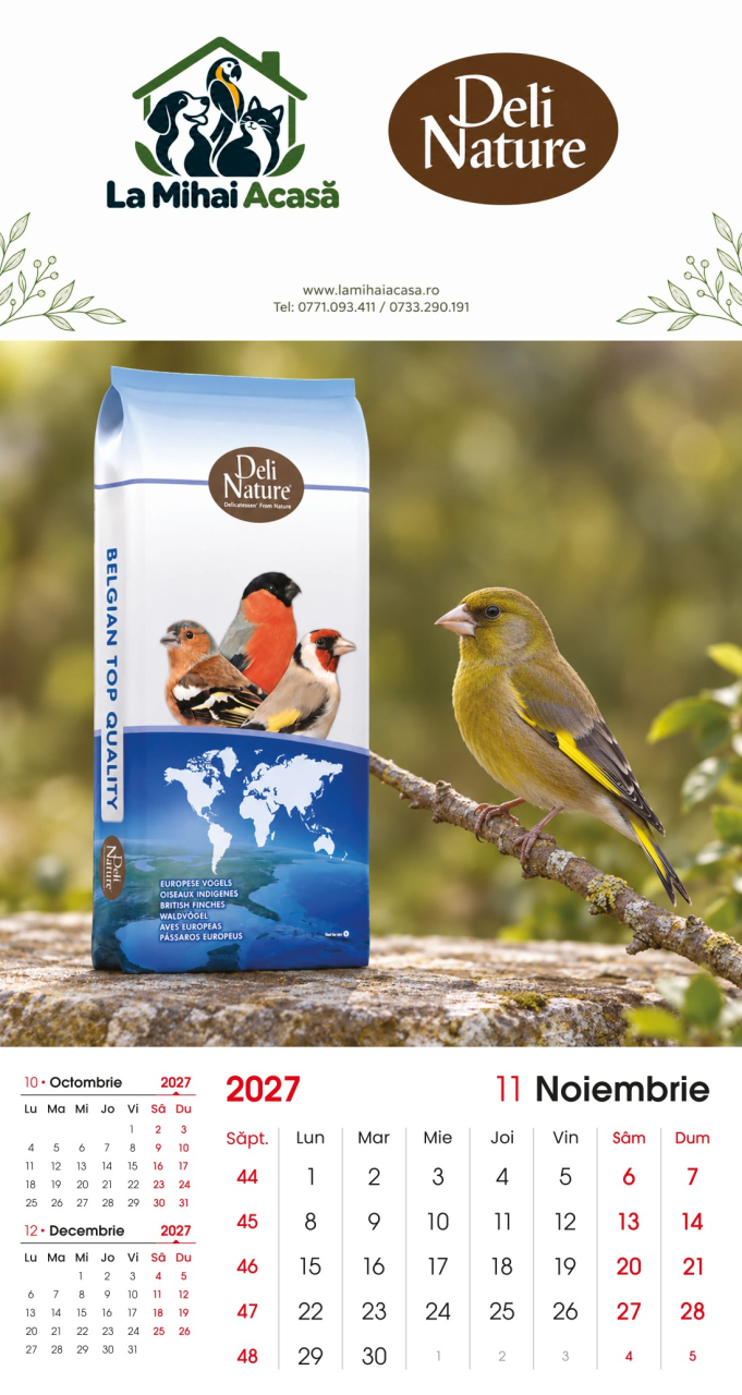 Calendar de perete Deli Nature 2027 [11]