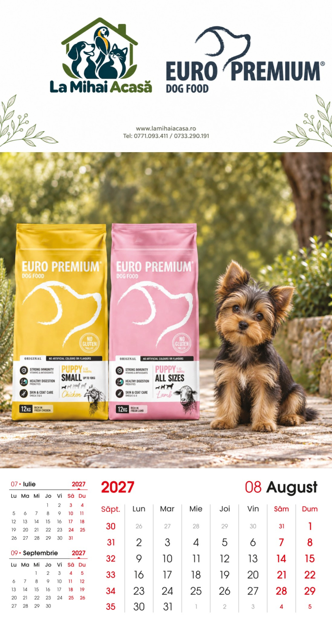 Calendar de perete Euro Premium 2027 [8]